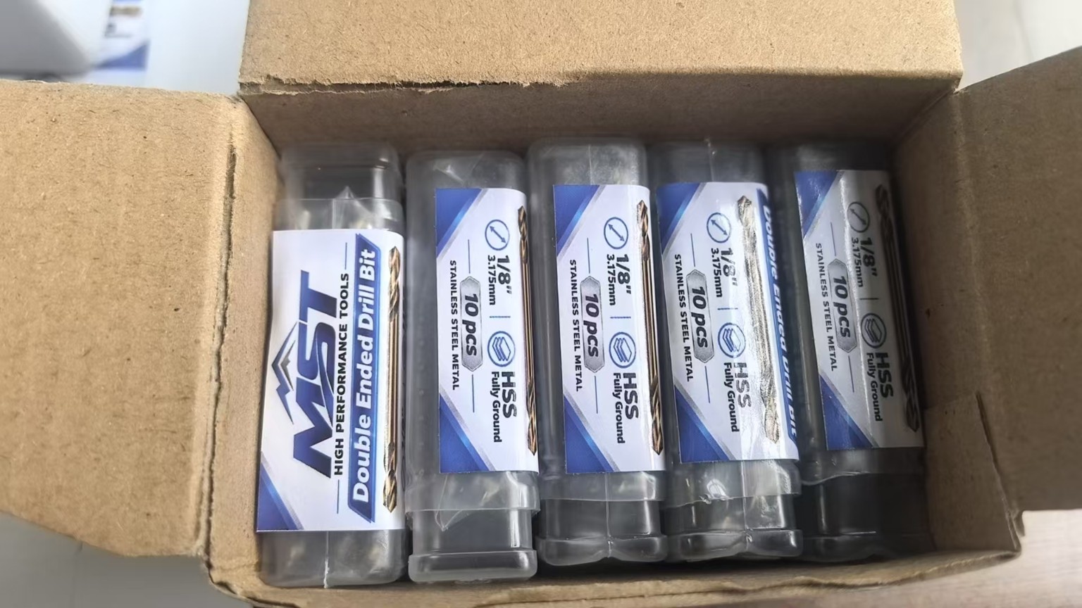 MST HSS double ended drill bits