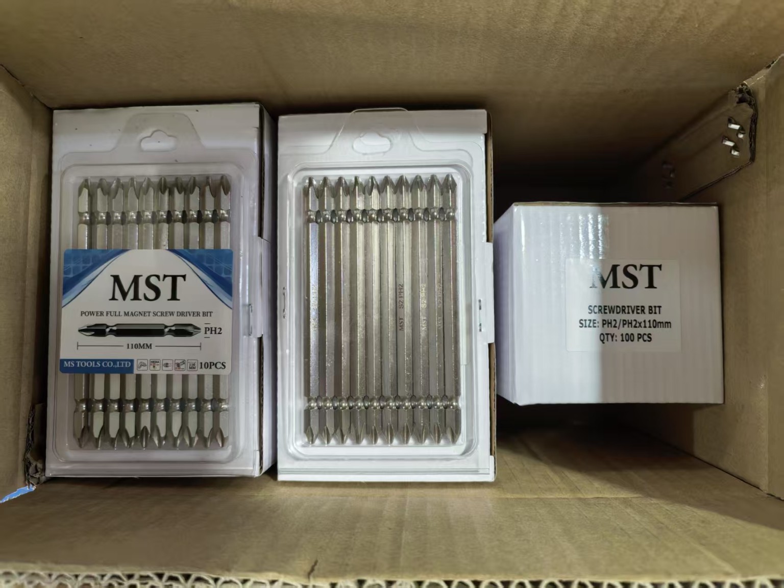 MST screwdriver bit packaging